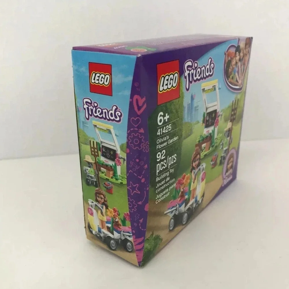 LEGO Friends 41425 Olivias Flower Garden 92 Pc Building Toy New Sealed Box